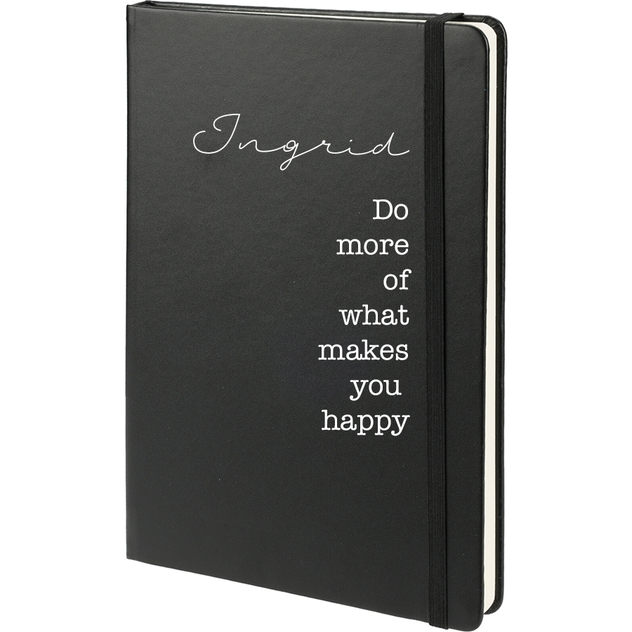 Notitieboek Met Quote Do More Of What Makes You Happy Giftstudio