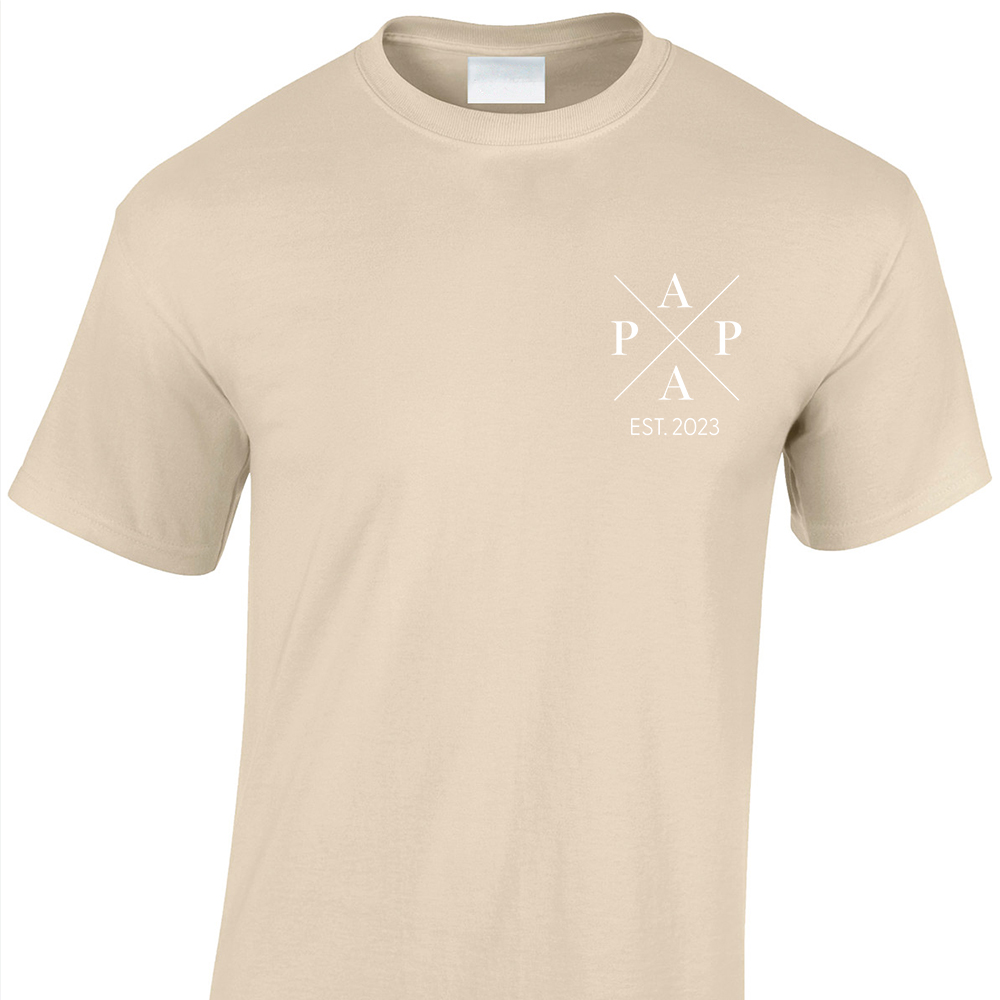 t-shirt kruis papa sand