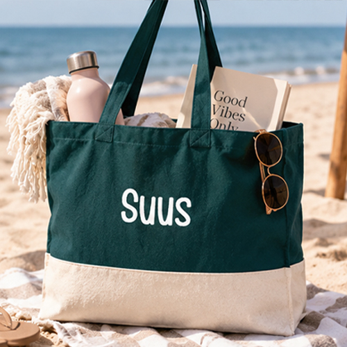 Canvas Shopper Duo - bedrukken - diverse kleuren